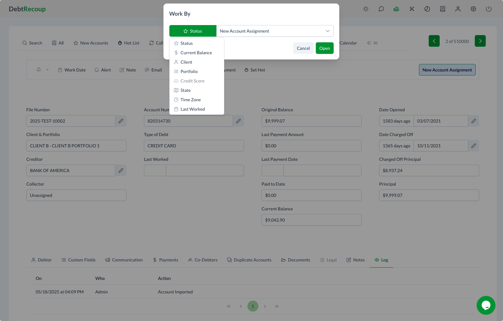 Work By Filter Modal